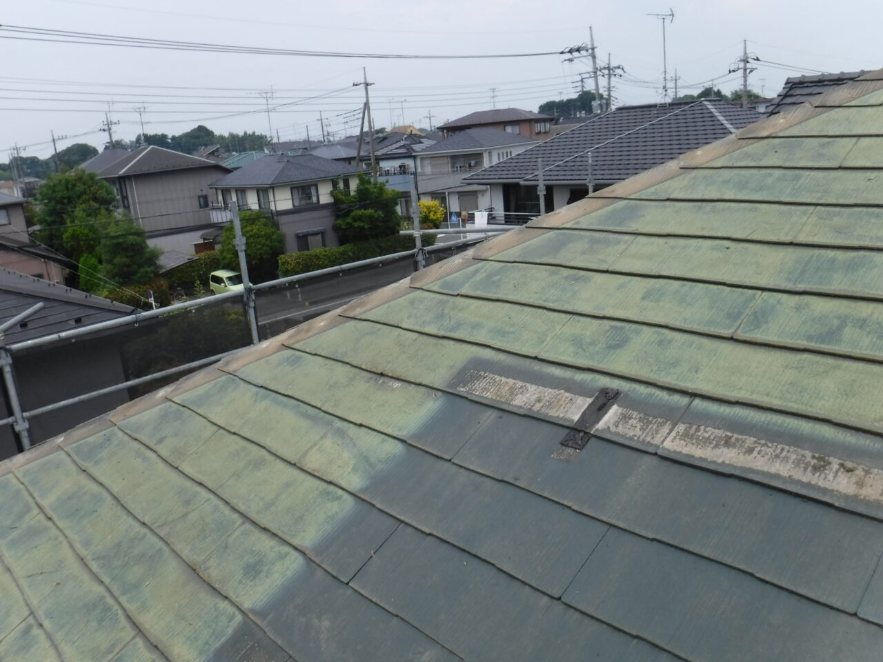 既存棟板金切断解体