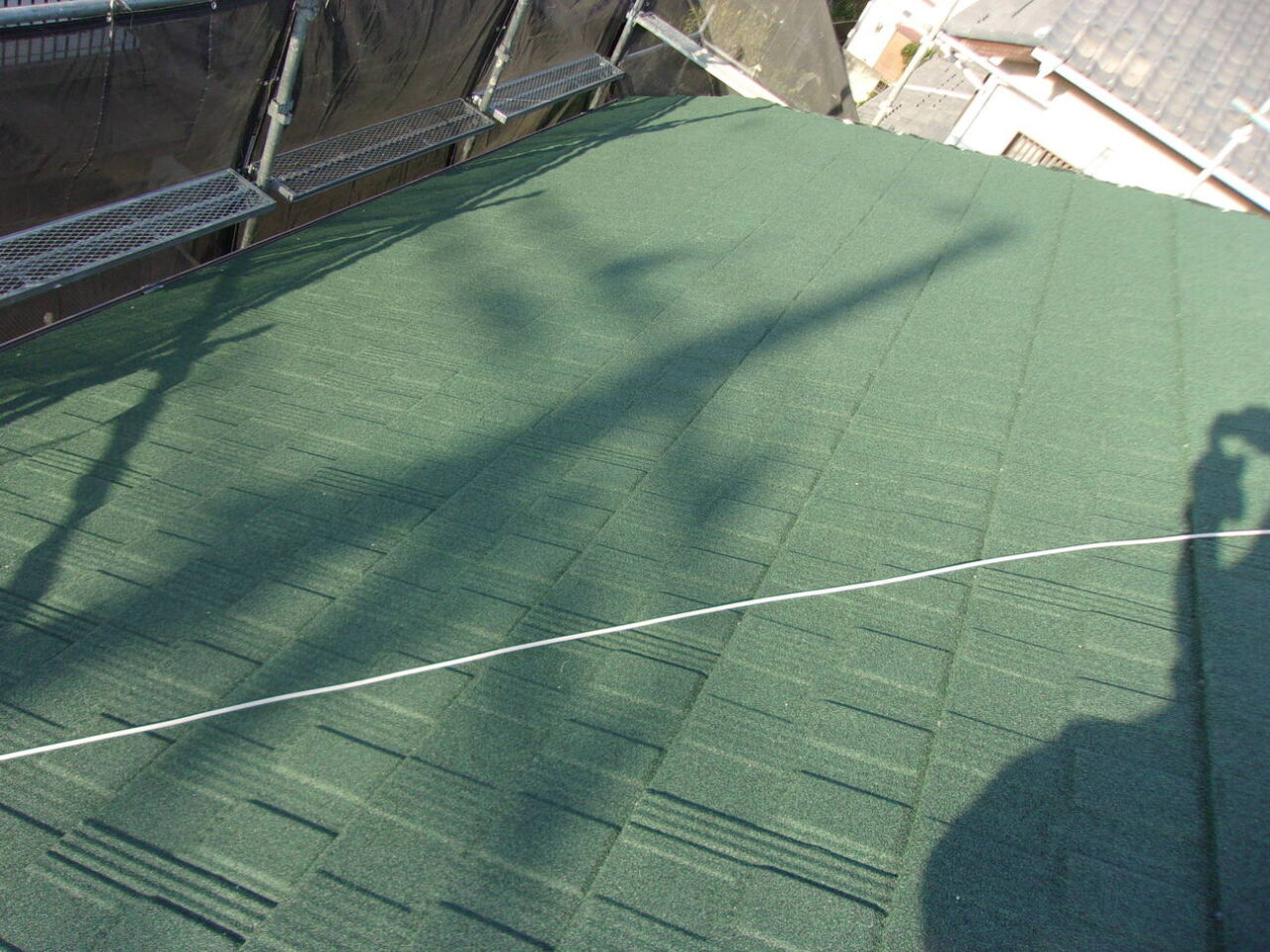 屋根本体・雪止めの施工