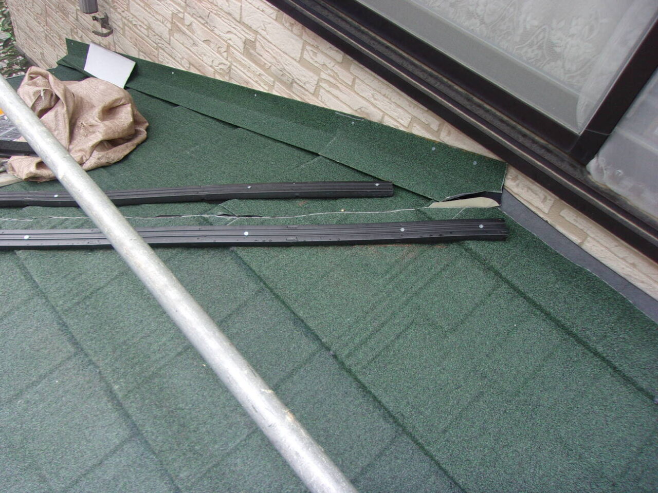 換気棟・棟板金の取り付け