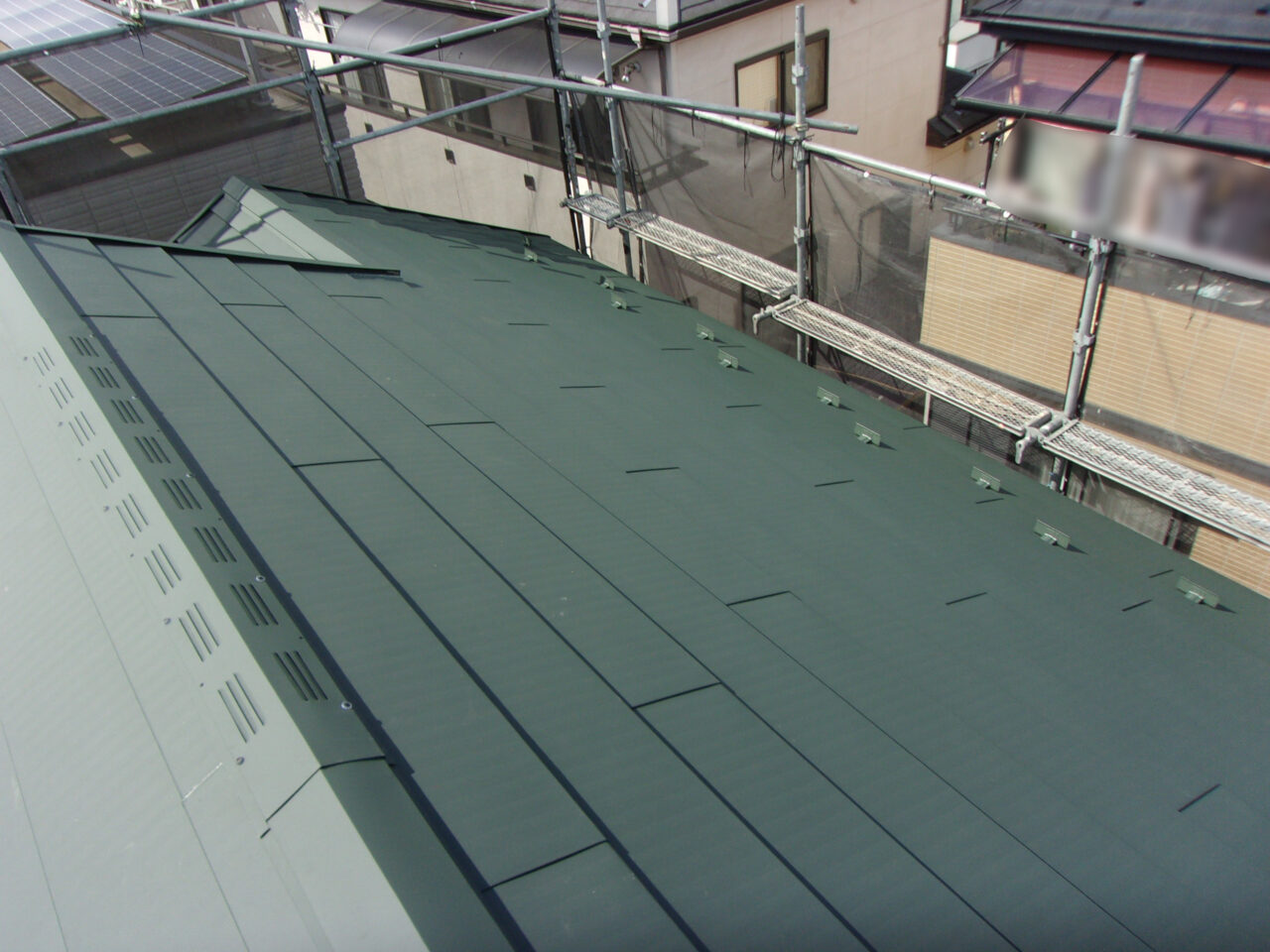 葺き替え工事施工後屋根